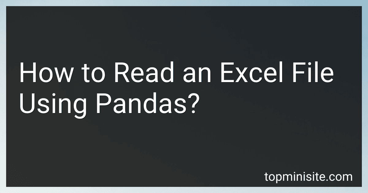 How to Read an Excel File Using Pandas? image
