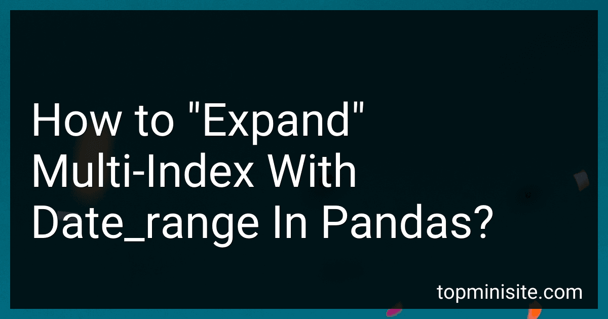 How to "Expand" Multi-Index With Date_range In Pandas? preview