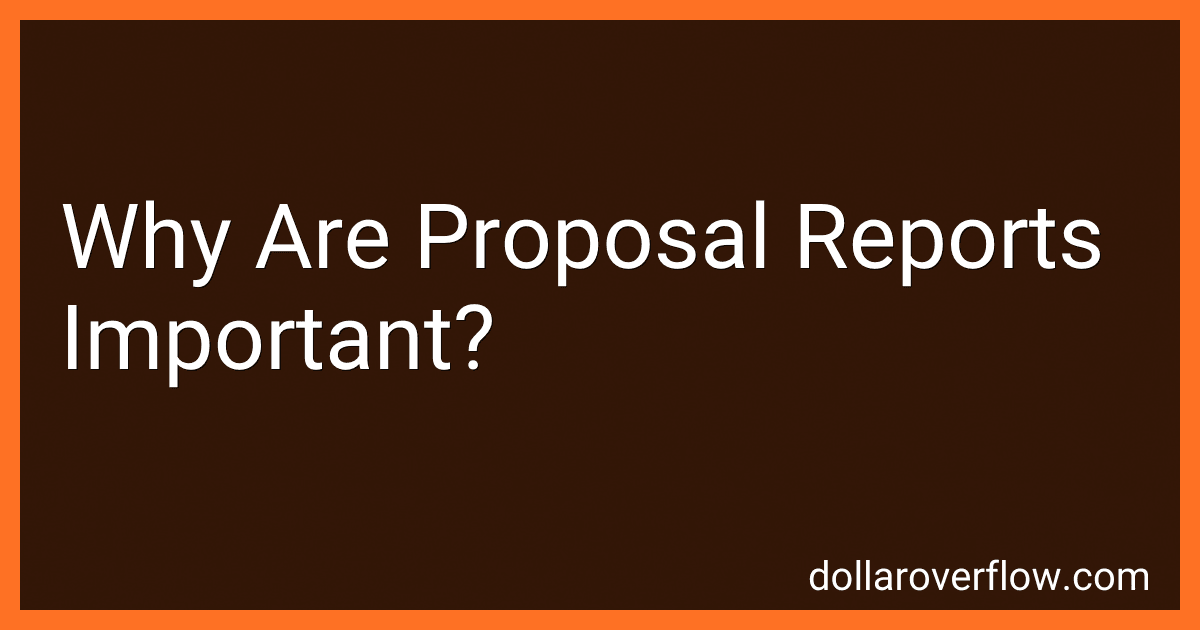Why Are Proposal Reports Important? image