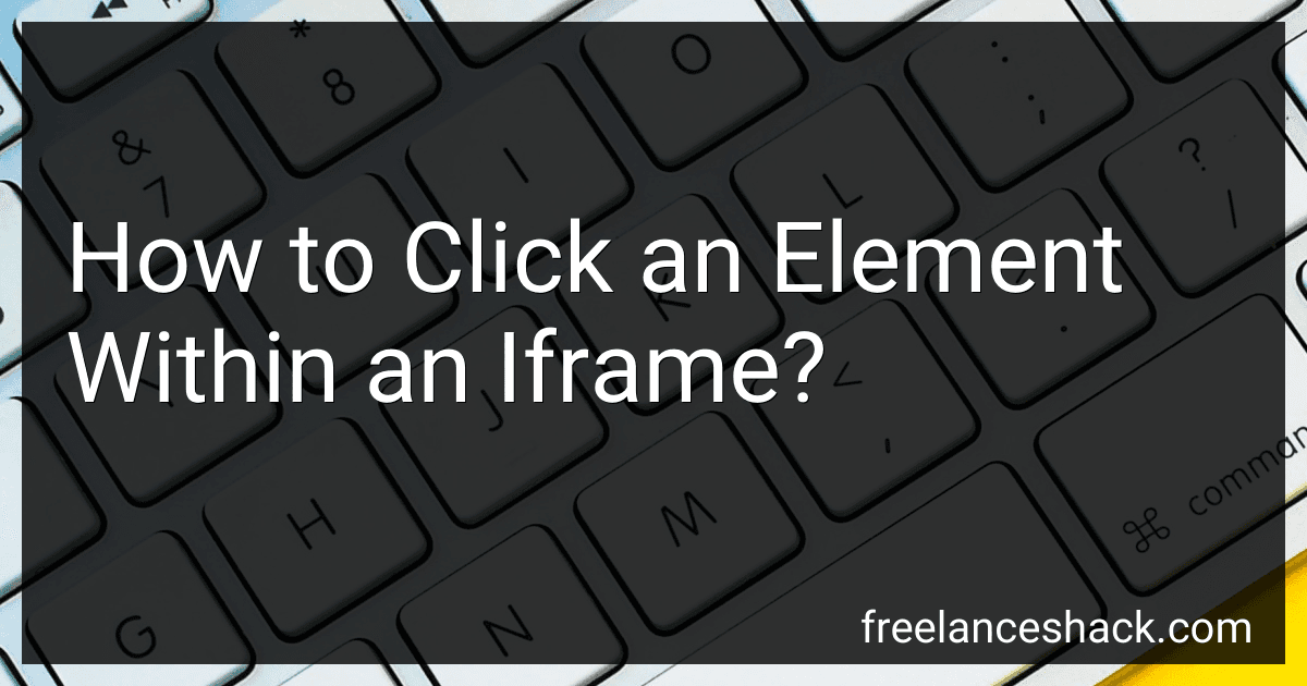 How to Click an Element Within an Iframe? preview