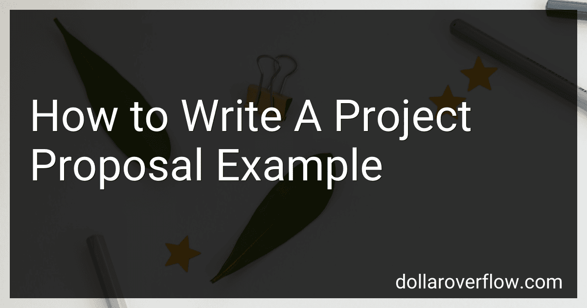How to Write A Project Proposal Example image
