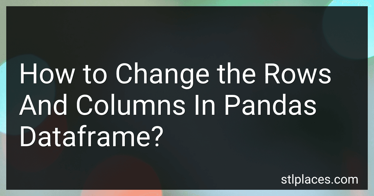 How to Change the Rows And Columns In Pandas Dataframe? preview
