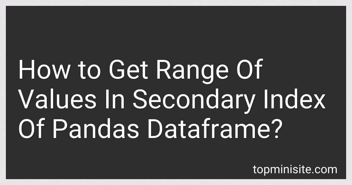 How to Get Range Of Values In Secondary Index Of Pandas Dataframe? image