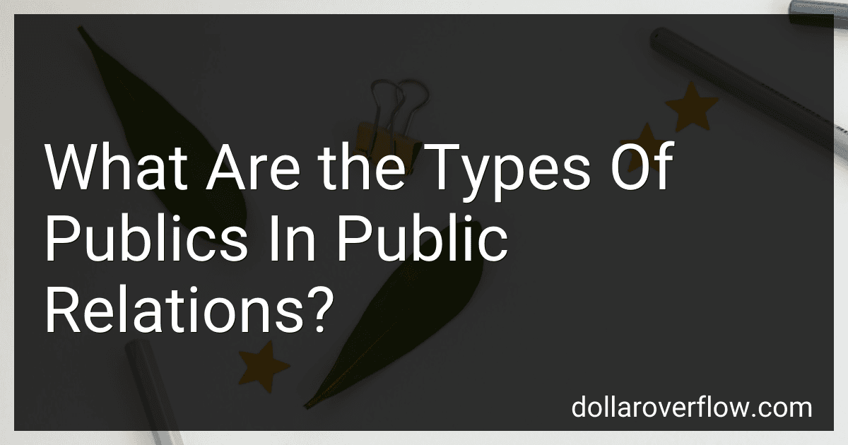 What Are the Types Of Publics In Public Relations? image