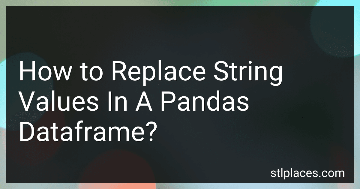 How to Replace String Values In A Pandas Dataframe? image