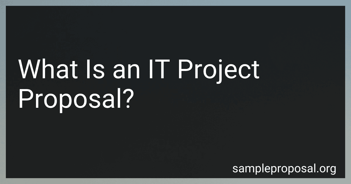 What Is an IT Project Proposal? image