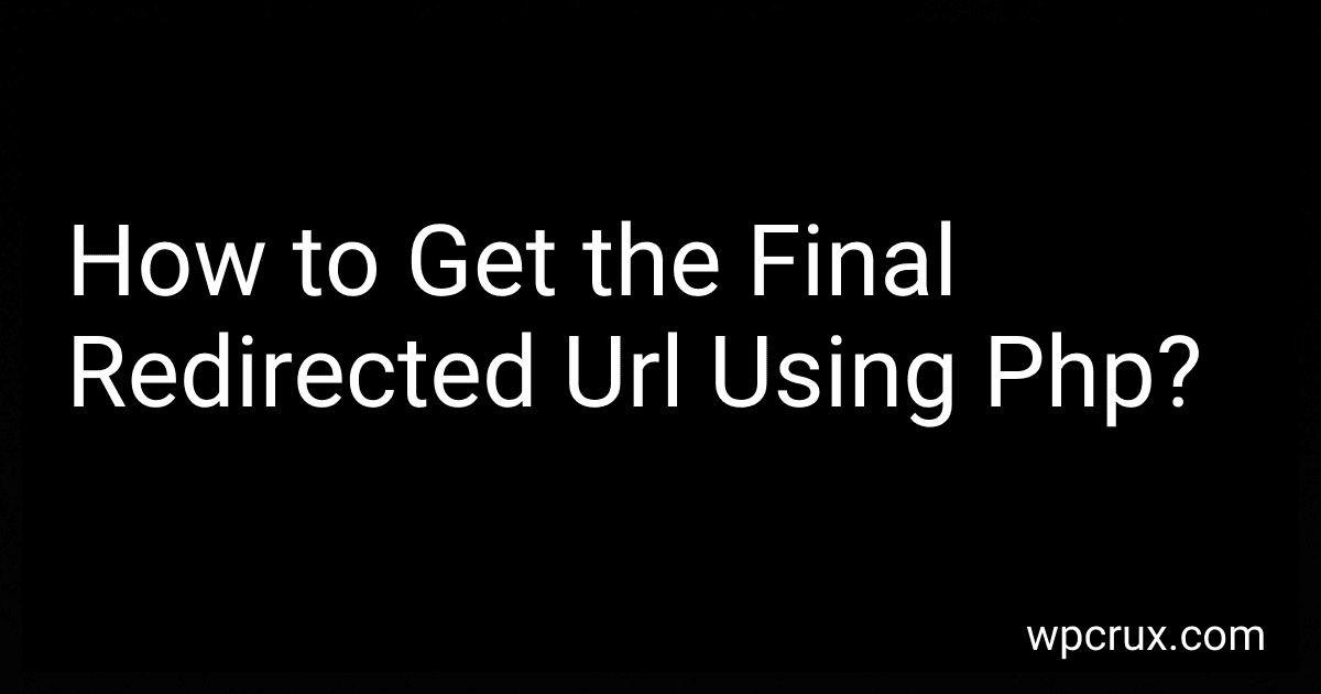 How to Get the Final Redirected Url Using Php? image