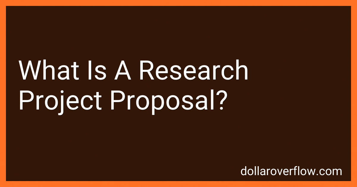 What Is A Research Project Proposal? image
