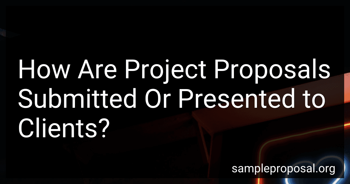 How Are Project Proposals Submitted Or Presented to Clients? image