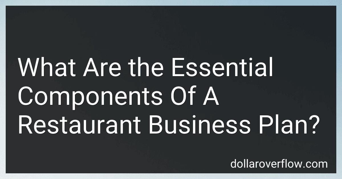 What Are the Essential Components Of A Restaurant Business Plan? image