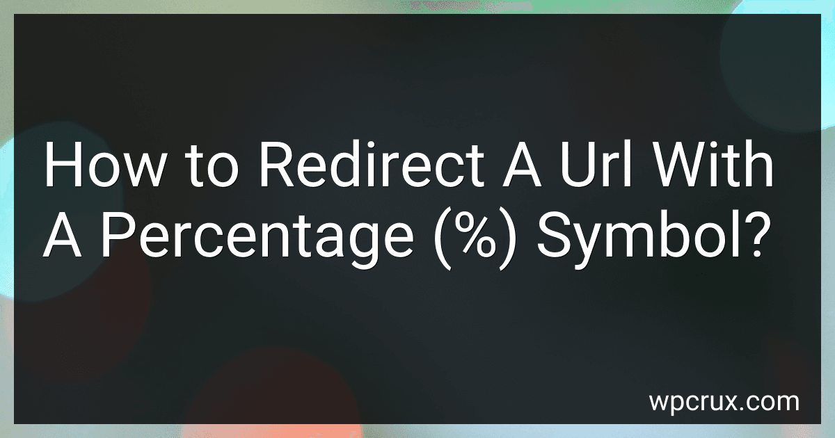 How to Redirect A Url With A Percentage (%) Symbol? preview