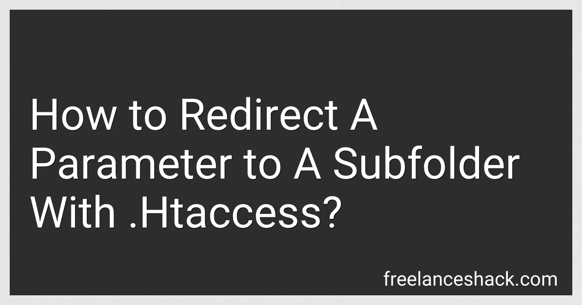 How to Redirect A Parameter to A Subfolder With .Htaccess? image