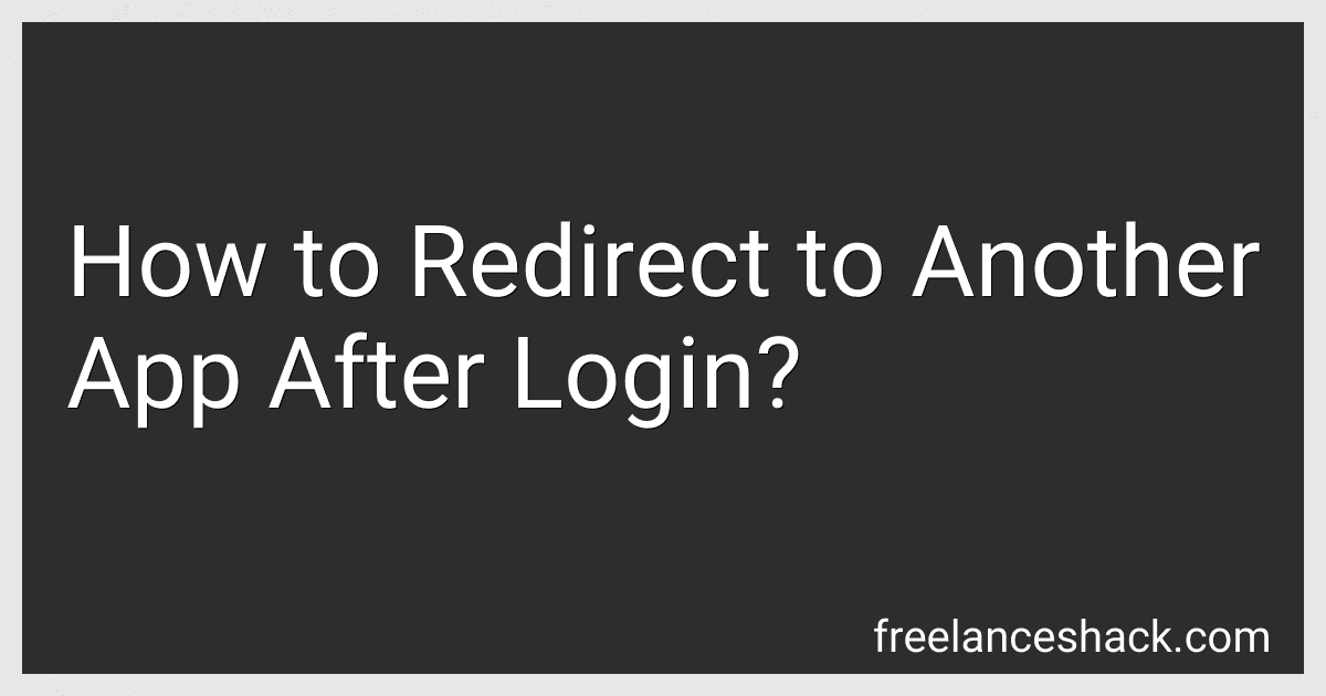 How to Redirect to Another App After Login? image