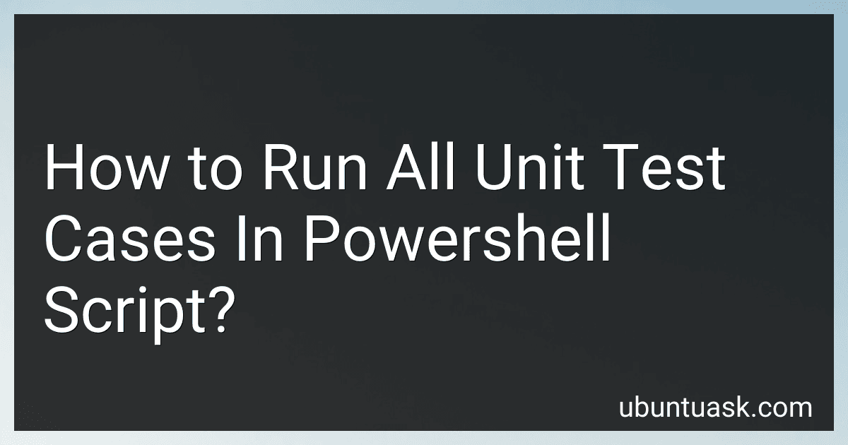 How to Run All Unit Test Cases In Powershell Script? image