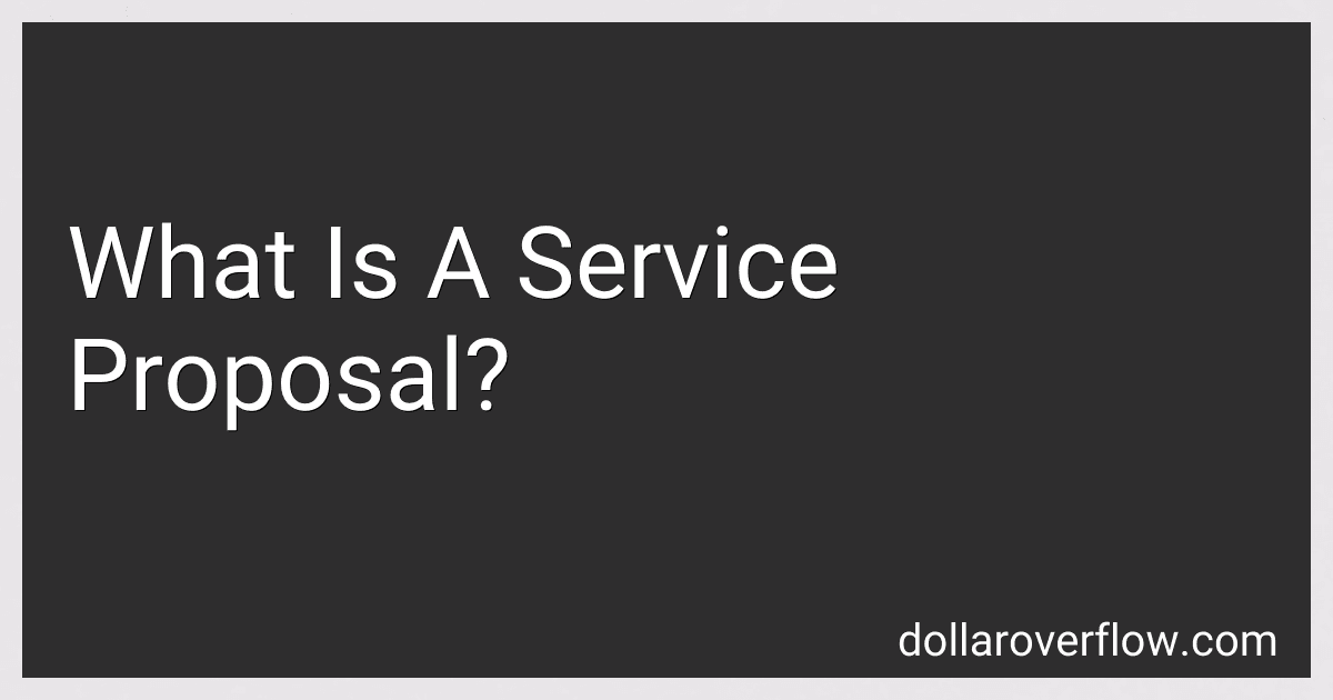 What Is A Service Proposal? image