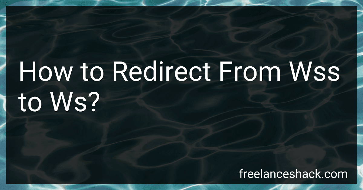 How to Redirect From Wss to Ws? image