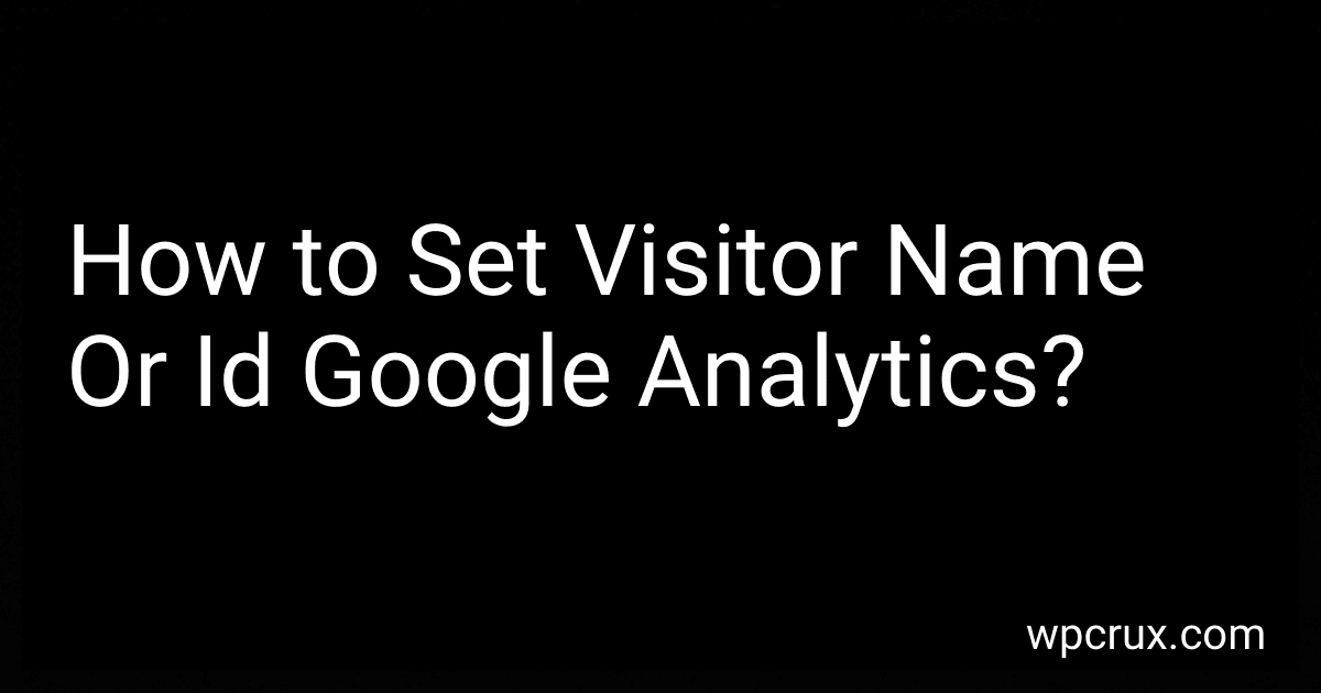 How to Set Visitor Name Or Id Google Analytics? preview