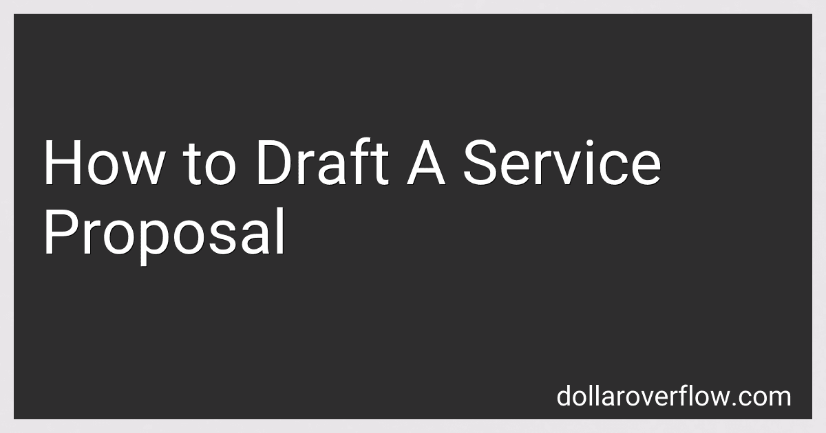 How to Draft A Service Proposal image