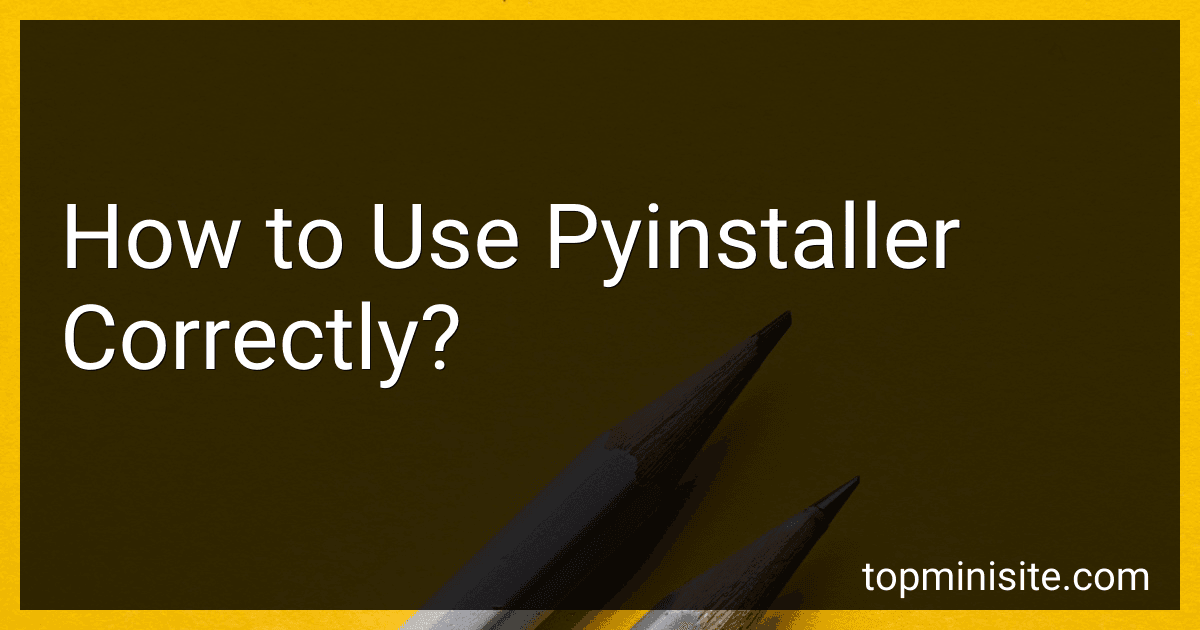 How to Use Pyinstaller Correctly? image