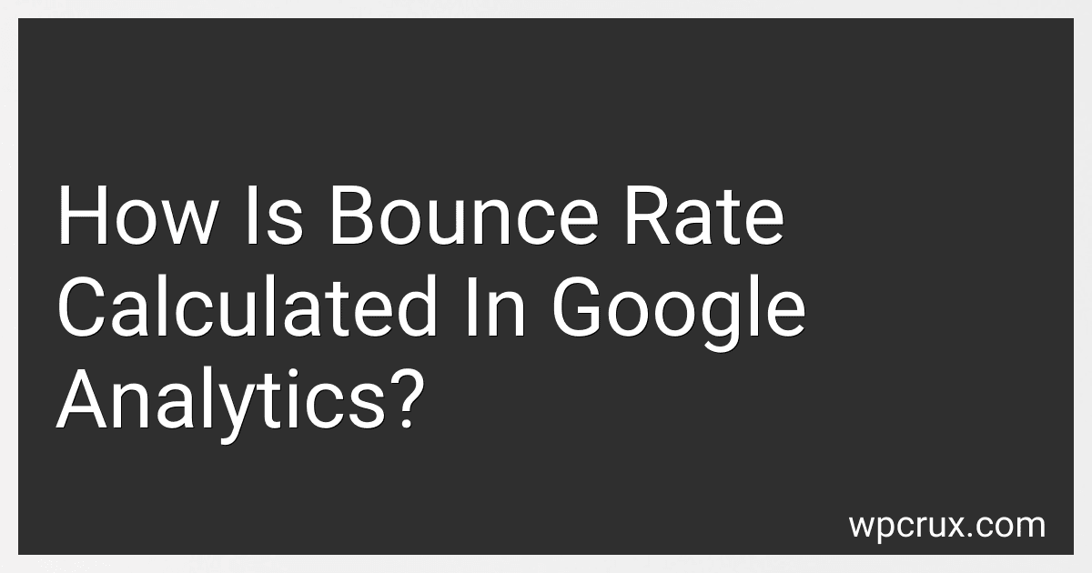 How Is Bounce Rate Calculated In Google Analytics? preview