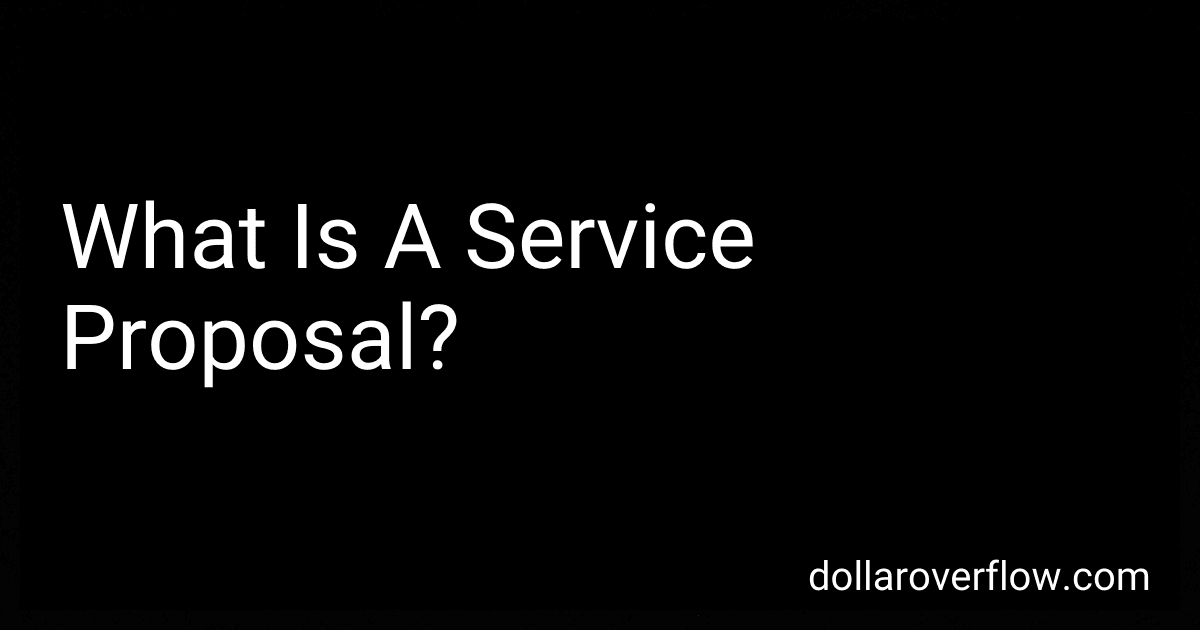 What Is A Service Proposal? image