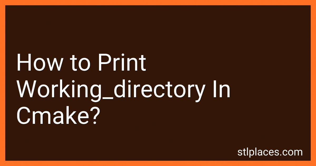 How to Print Working_directory In Cmake? preview