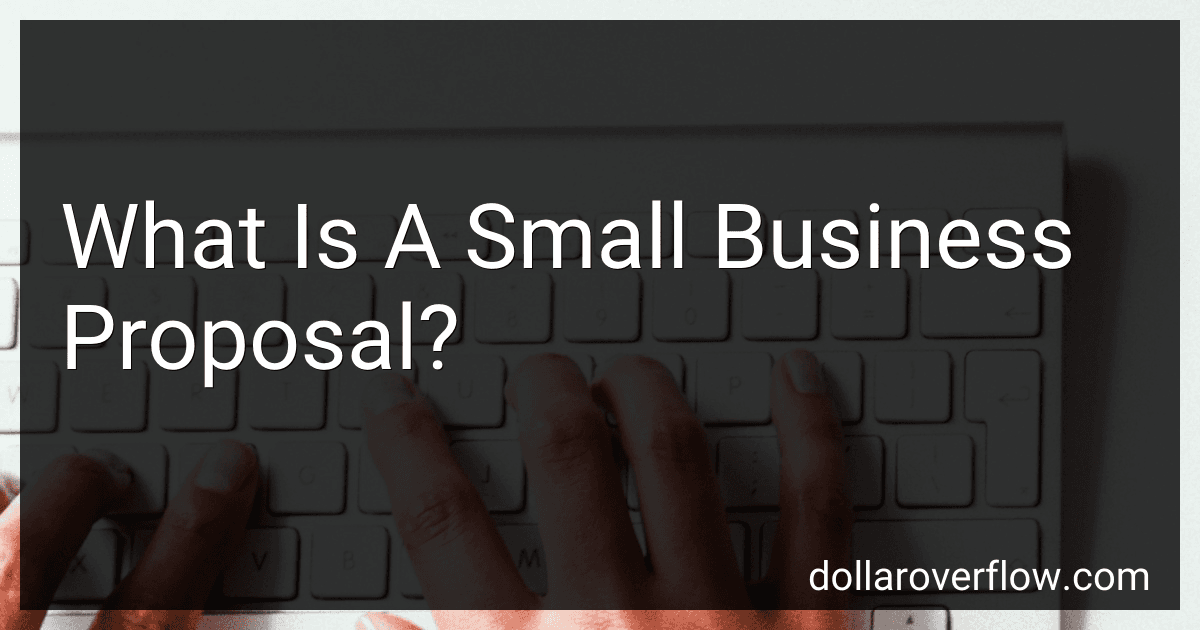 What Is A Small Business Proposal? image