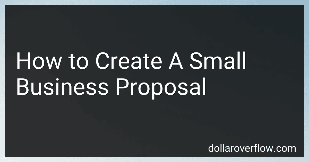 How to Create A Small Business Proposal image