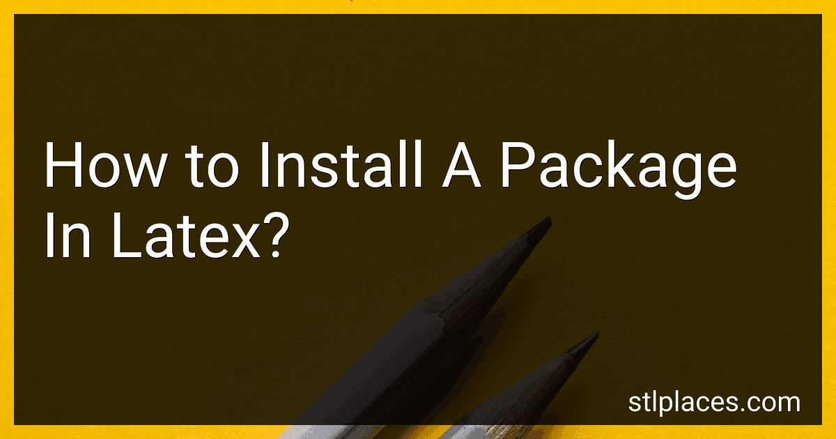 How to Install A Package In Latex? preview