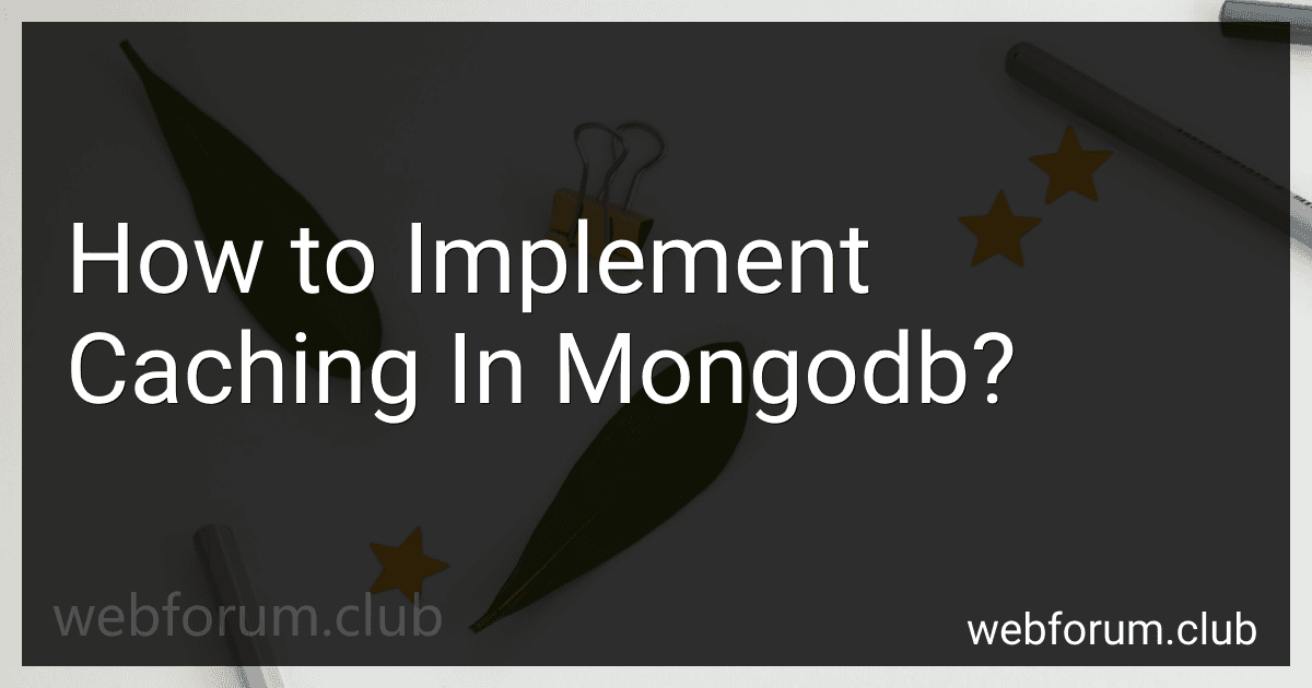 How to Implement Caching In Mongodb? image