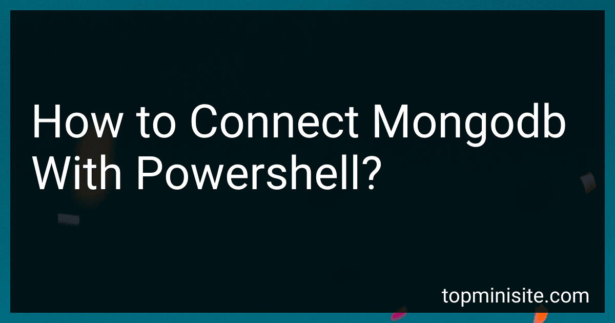 How to Connect Mongodb With Powershell? image