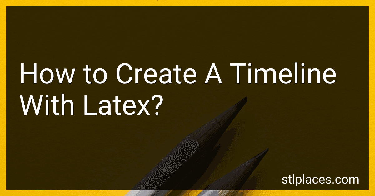 How to Create A Timeline With Latex? preview