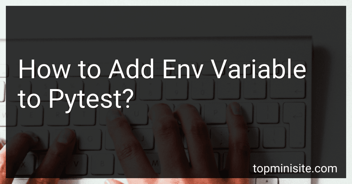 How to Add Env Variable to Pytest? image