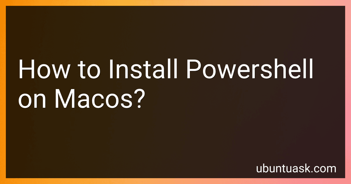 How to Install Powershell on Macos? image