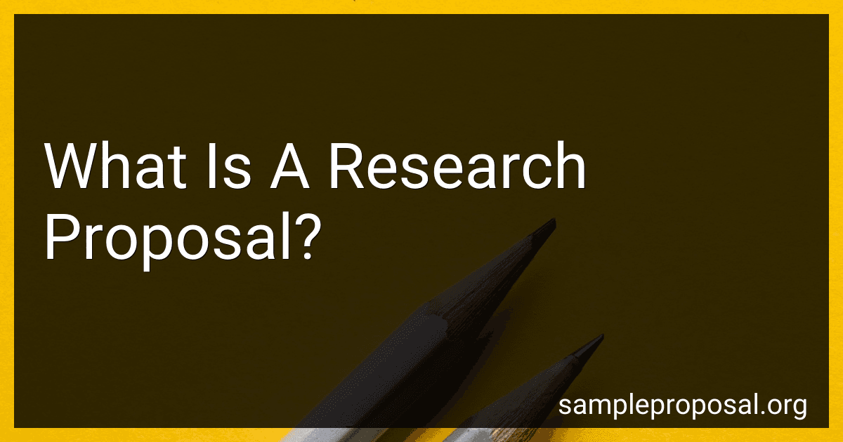 What Is A Research Proposal? image