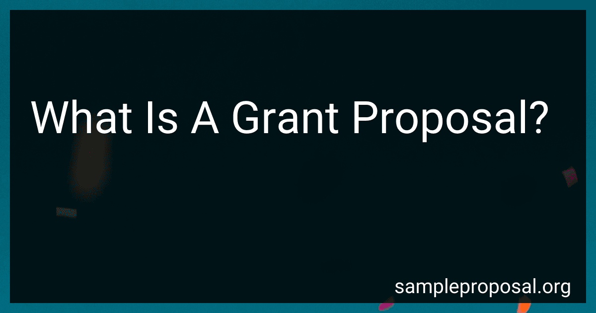 What Is A Grant Proposal? image