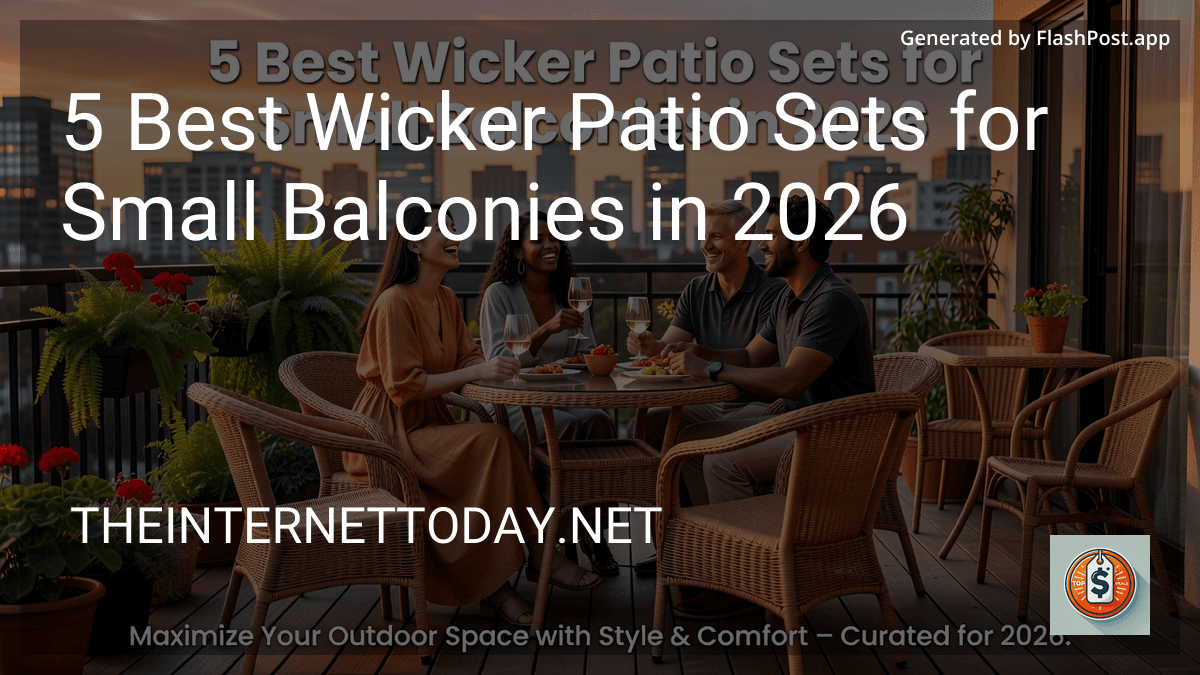 10 Best Wicker Patio Sets for Small Balconies in 2026 preview