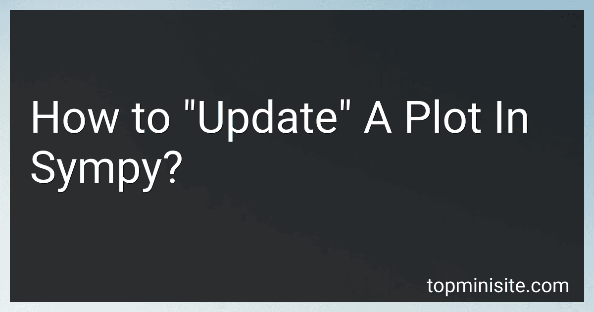How to "Update" A Plot In Sympy? image