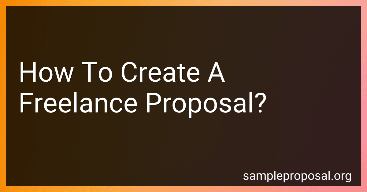 How To Create A Freelance Proposal? preview