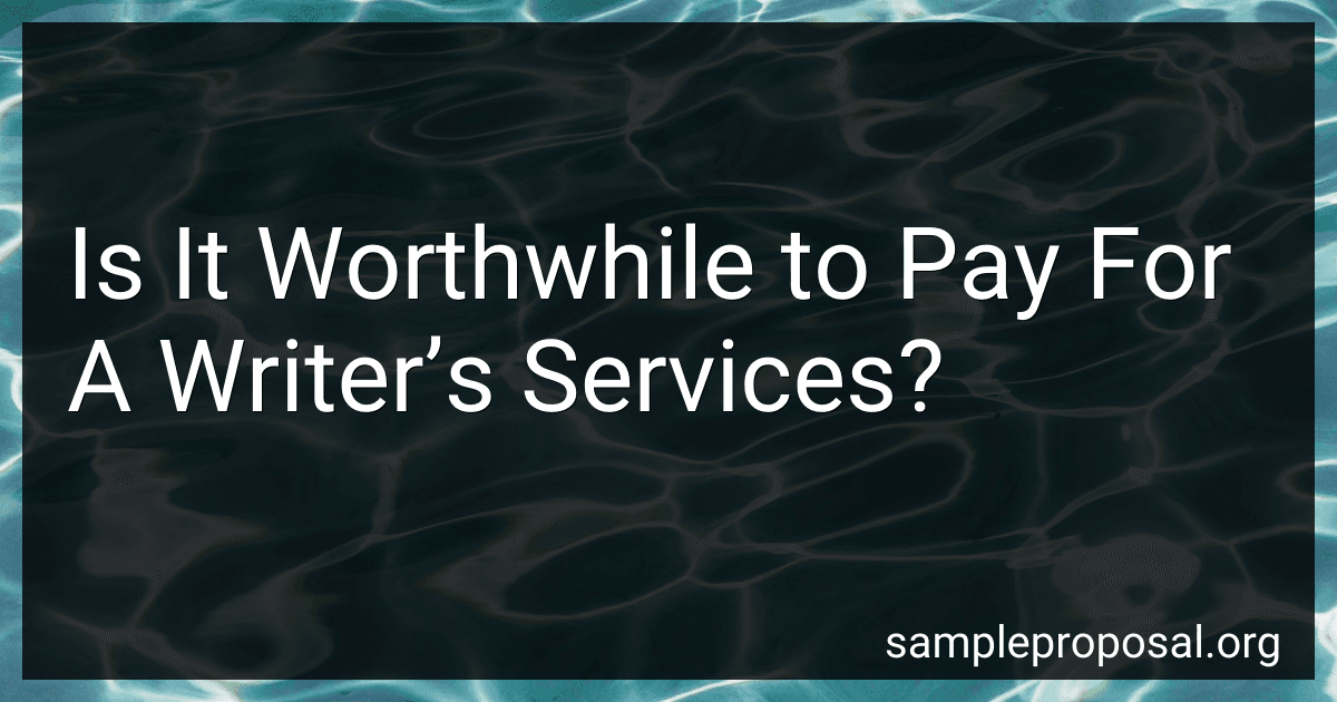 Is It Worthwhile to Pay For A Writer’s Services? preview