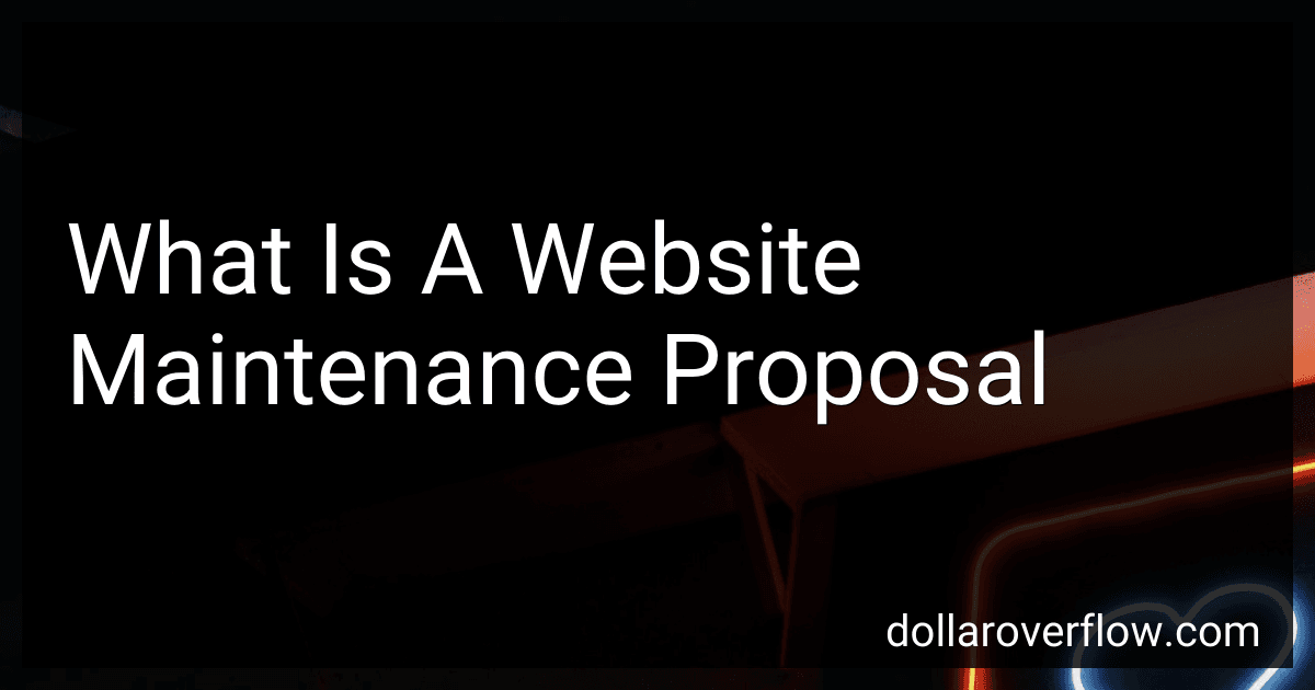 What Is A Website Maintenance Proposal image