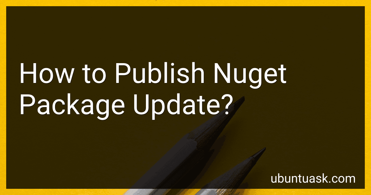 How to Publish Nuget Package Update? preview