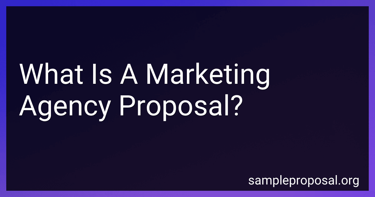 What Is A Marketing Agency Proposal? preview