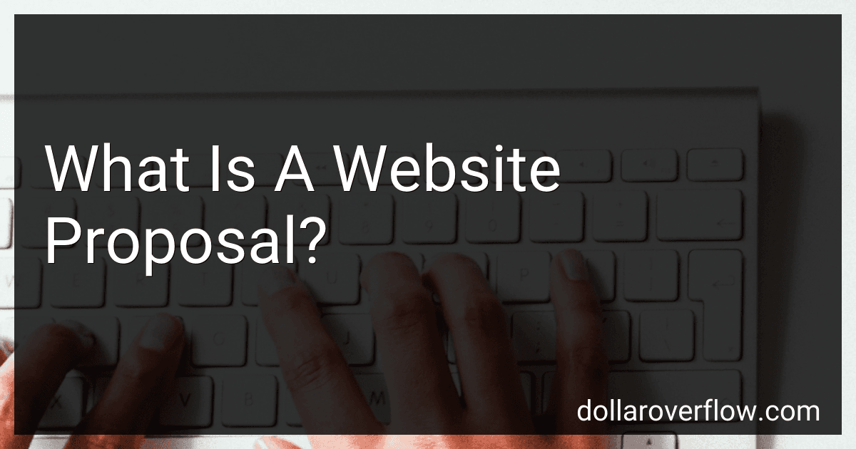 What Is A Website Proposal? image