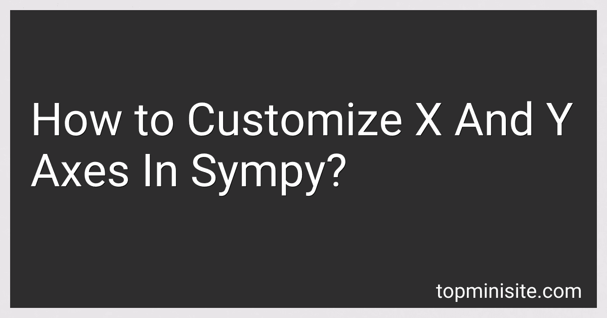 How to Customize X And Y Axes In Sympy? image