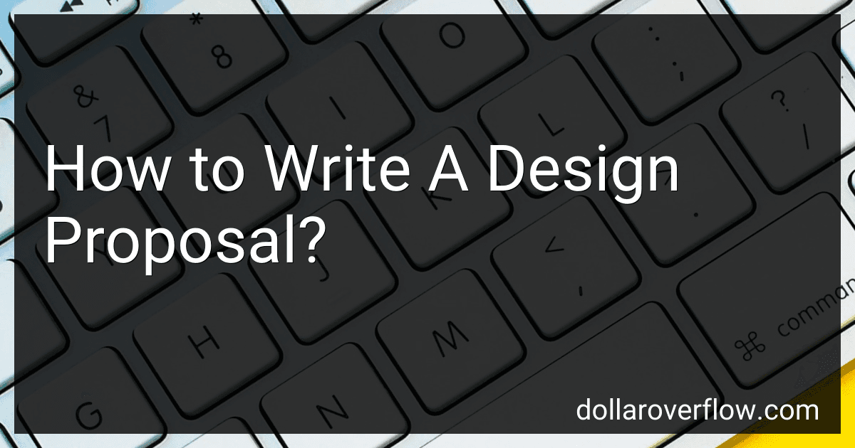 How to Write A Design Proposal? preview