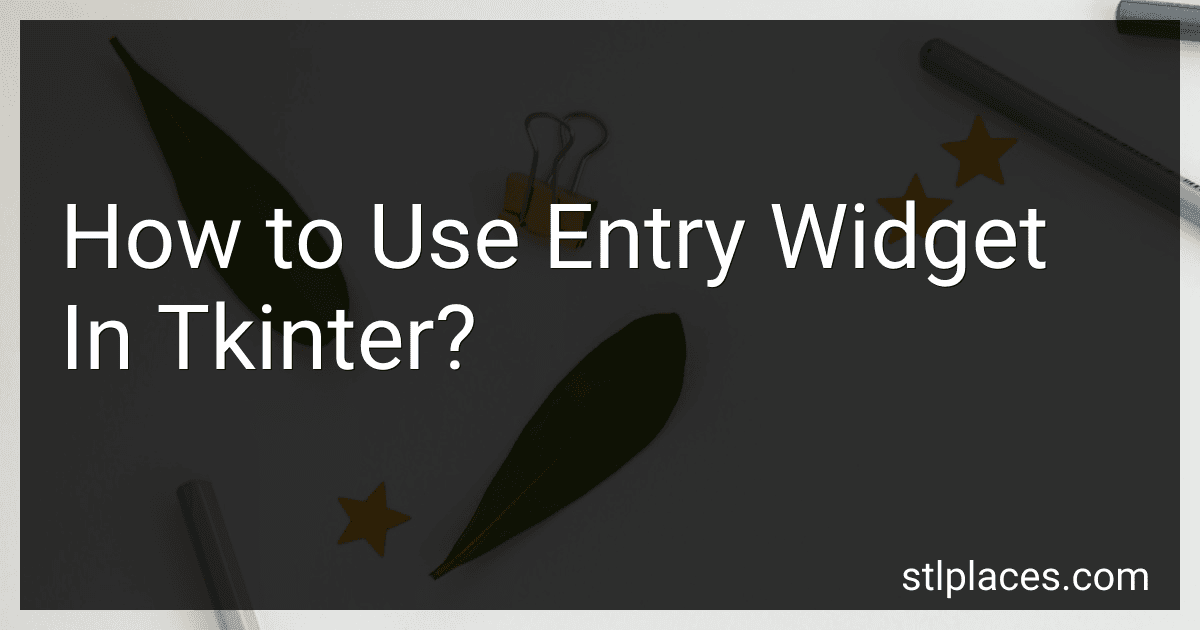 How to Use Entry Widget In Tkinter? image