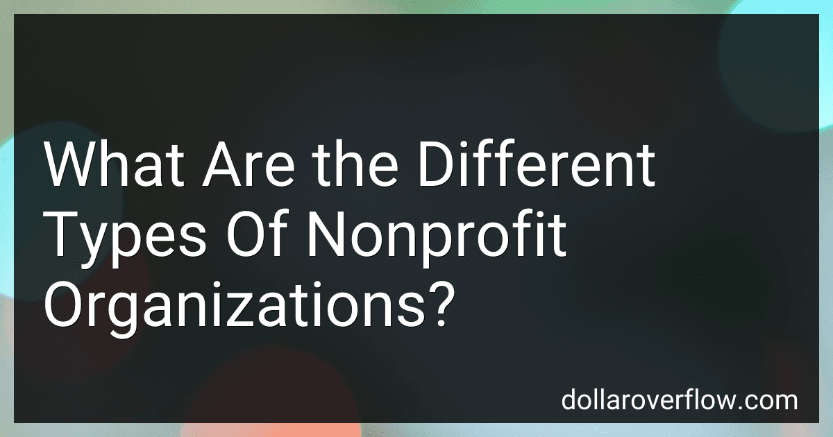 What Are the Different Types Of Nonprofit Organizations? image