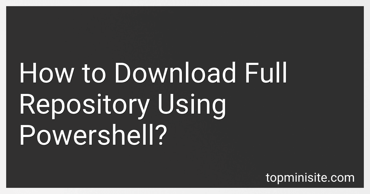 How to Download Full Repository Using Powershell? image
