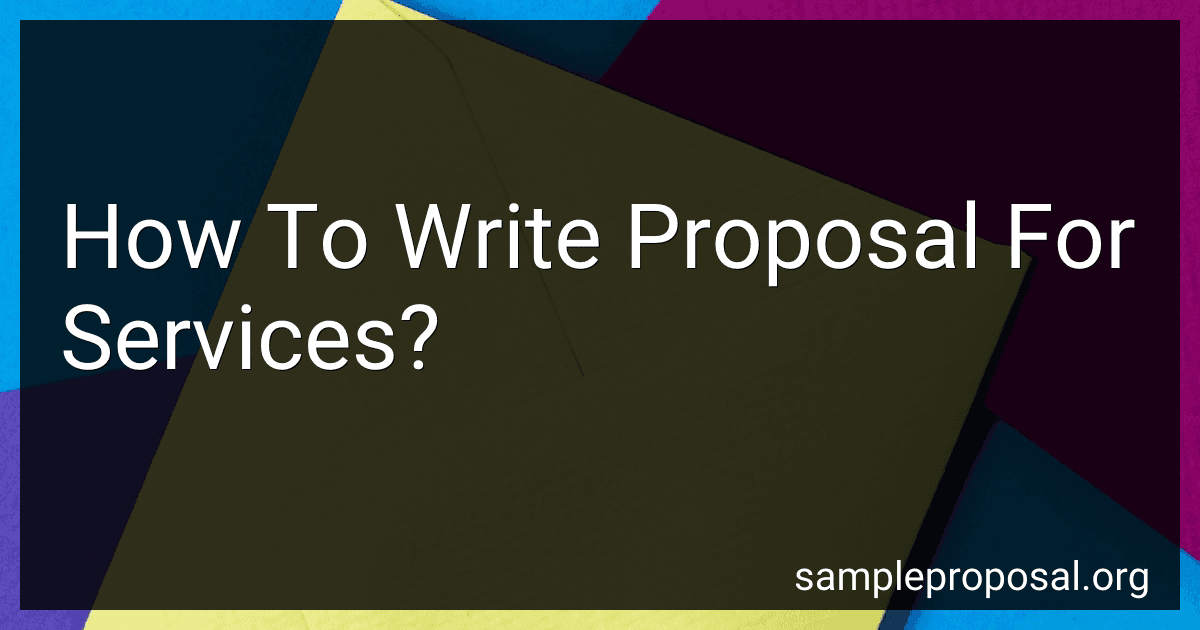 How To Write Proposal For Services? preview